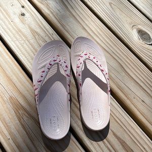 Women’s crocs flip flops